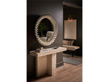 Daxton White Travertine Console Table - Ornate Home