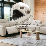 Dayana Beige Boucle Power Motion Sectional Sofa - Ornate Home