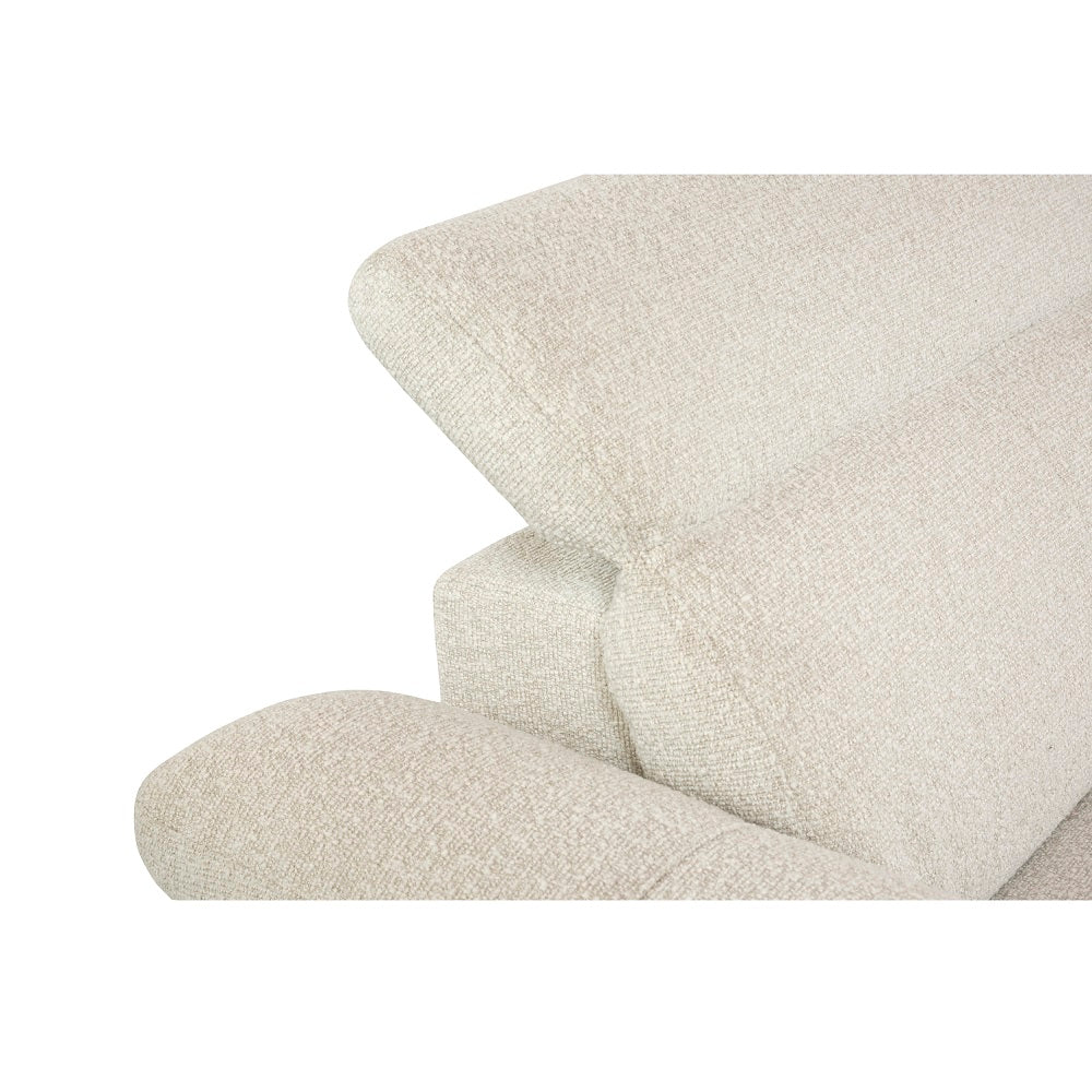 Dayana Beige Boucle Power Motion Sectional Sofa - Ornate Home