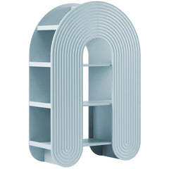 Daydream Light Blue 58" Arched Bookshelf - Ornate Home