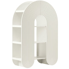 Daydream White 58" Arched Bookshelf - Ornate Home