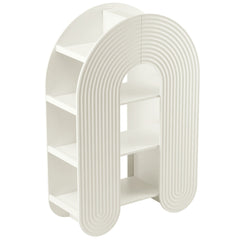 Daydream White 58" Arched Bookshelf - Ornate Home