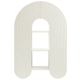 Daydream White 58" Arched Bookshelf - Ornate Home