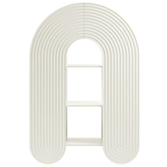 Daydream White 58" Arched Bookshelf - Ornate Home