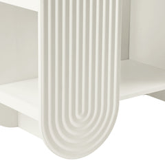 Daydream White 58" Arched Bookshelf - Ornate Home