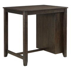 Daye Dark Cherry/Brown 3-Piece Pack Counter Height Set - Ornate Home