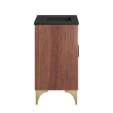 Daylight Black/Walnut 30" Bathroom Vanity - Ornate Home