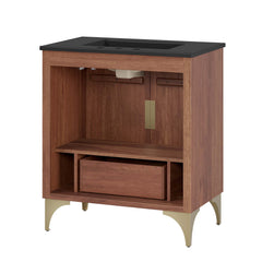 Daylight Black/Walnut 30" Bathroom Vanity - Ornate Home