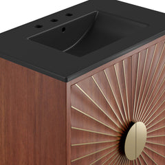 Daylight Black/Walnut 30" Bathroom Vanity - Ornate Home