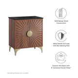 Daylight Black/Walnut 30" Bathroom Vanity - Ornate Home