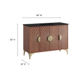Daylight Black/Walnut 48" Bathroom Vanity - Ornate Home