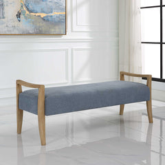 Daylight Sky Blue Bench - Ornate Home