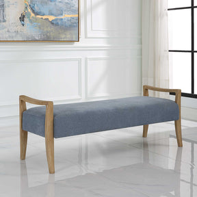 Daylight Sky Blue Bench - Ornate Home