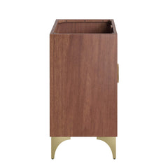 Daylight Walnut 36" Bathroom Vanity Cabinet - Ornate Home