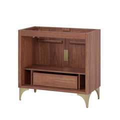 Daylight Walnut 36" Bathroom Vanity Cabinet - Ornate Home