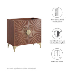 Daylight Walnut 36" Bathroom Vanity Cabinet - Ornate Home