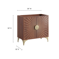 Daylight Walnut 36" Bathroom Vanity Cabinet - Ornate Home