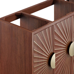 Daylight Walnut 48" Single Sink Compatible (Not Included) Bathroom Vanity Cabinet - Ornate Home
