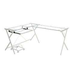Dazenus Clear Glass Computer Desk - Ornate Home