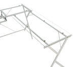 Dazenus Clear Glass Computer Desk - Ornate Home