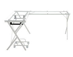 Dazenus Clear Glass Computer Desk - Ornate Home