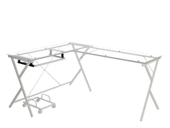 Dazenus Clear Glass Computer Desk - Ornate Home