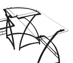 Dazenus Glass Computer Desk - Ornate Home