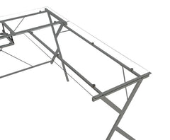 Dazenus Silver Computer Desk - Ornate Home