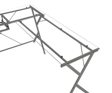 Dazenus Silver Computer Desk - Ornate Home