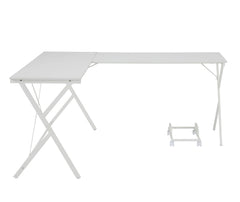 Dazenus White Composite Wood Computer Desk - Ornate Home