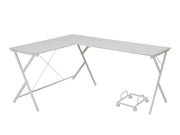 Dazenus White Composite Wood Computer Desk - Ornate Home