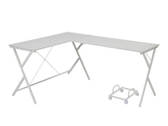 Dazenus White Composite Wood Computer Desk - Ornate Home