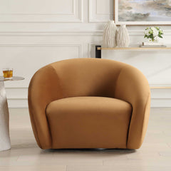 DeSoto Brown Hazelnut Swivel Chair - Ornate Home