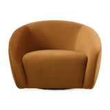 DeSoto Brown Hazelnut Swivel Chair - Ornate Home
