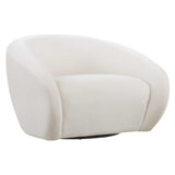 DeSoto Cream Swivel Chair - Ornate Home
