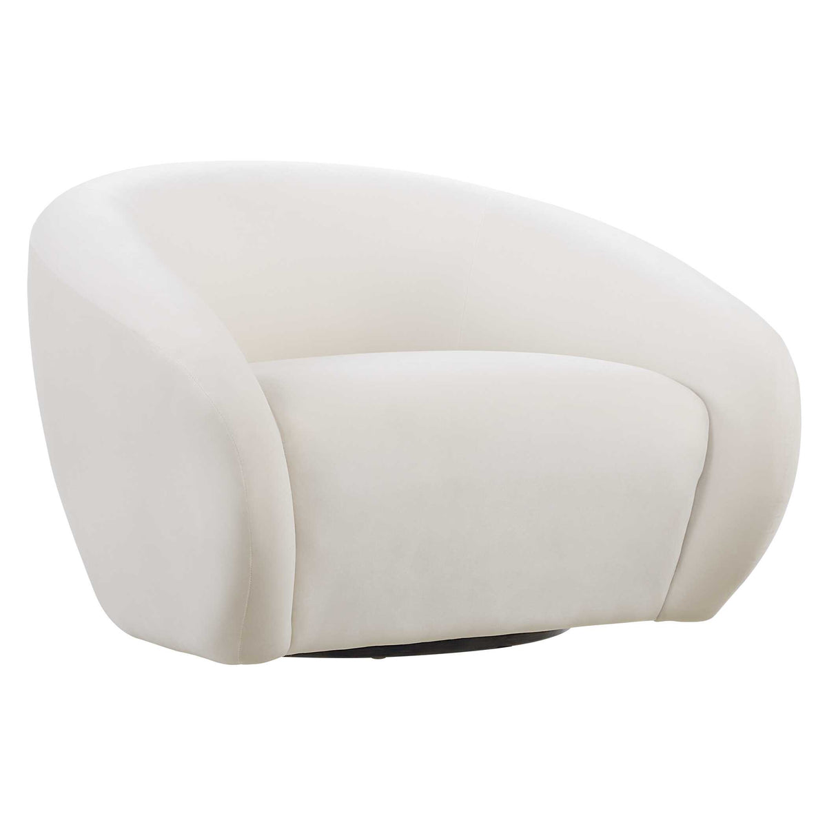 DeSoto Cream Swivel Chair - Ornate Home