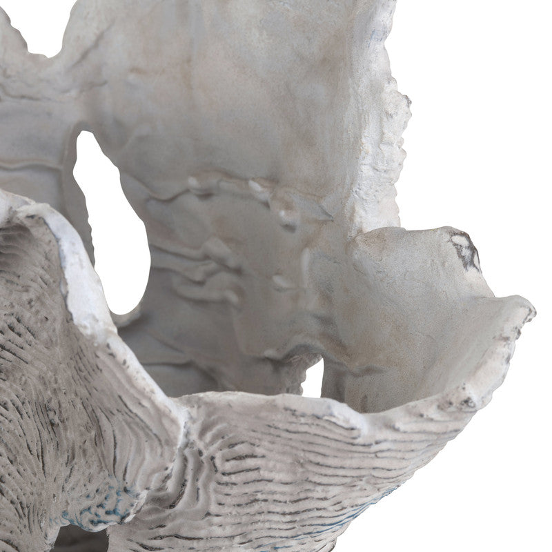 Deacon Large White Coral Sculpture - Ornate Home