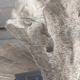 Deacon Large White Coral Sculpture - Ornate Home