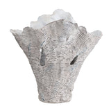 Deacon Large White Coral Sculpture - Ornate Home