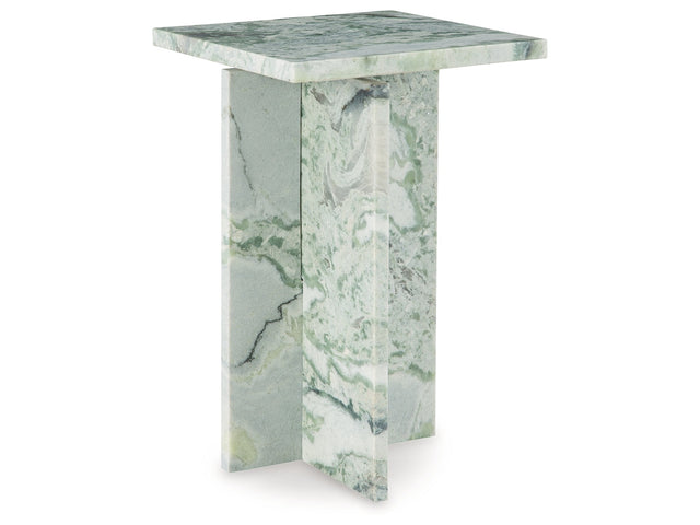 Deaconwell White/Green Accent Table - Ornate Home