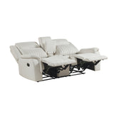 Dean Beige Double Reclining Loveseat - Ornate Home