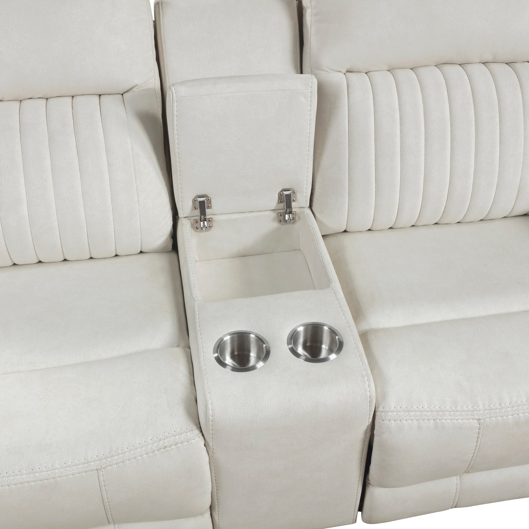 Dean Beige Double Reclining Loveseat - Ornate Home