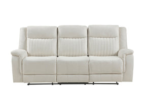 Dean Beige Double Reclining Sofa - Ornate Home