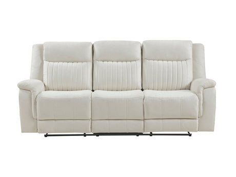 Dean Beige Double Reclining Sofa - Ornate Home
