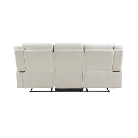 Dean Beige Double Reclining Sofa - Ornate Home