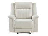 Dean Beige Reclining Chair - Ornate Home