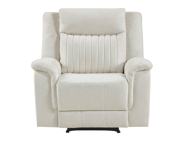 Dean Beige Reclining Chair - Ornate Home