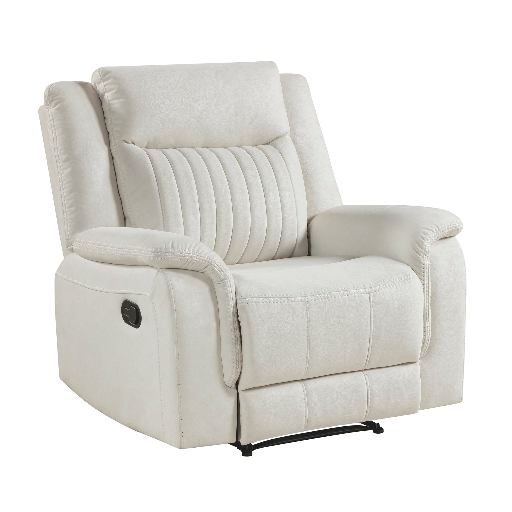 Dean Beige Reclining Chair - Ornate Home
