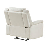 Dean Beige Reclining Chair - Ornate Home