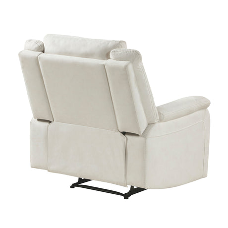 Dean Beige Reclining Chair - Ornate Home